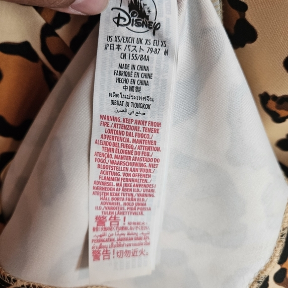 Disney Parks Dress Shop Disney's Animal Kingdom Leopard Print Dress NWT - Picture 10 of 11